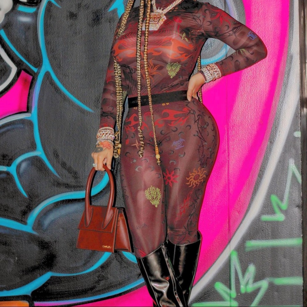 Marine Serre Two piece outfit
